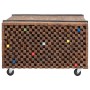 Teak wood side table 60x60x38 cm by vidaXL, Side tables - Ref: Foro24-244515, Price: 108,88 €, Discount: %