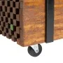 Mesa auxiliar de madera de teca 60x60x38 cm de vidaXL, Mesas auxiliares - Ref: Foro24-244515, Precio: 83,89 €, Descuento: %