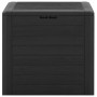 Brown polypropylene garden storage box 58.5x46x55 cm by vidaXL, Outdoor storage boxes - Ref: Foro24-152194, Price: 65,44 €, D...