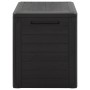 Brown polypropylene garden storage box 58.5x46x55 cm by vidaXL, Outdoor storage boxes - Ref: Foro24-152194, Price: 65,44 €, D...