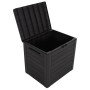 Braune Garten-Aufbewahrungsbox aus Polypropylen, 58,5 x 46 x 55 cm von vidaXL, Aufbewahrungsboxen für den Außenbereich - Ref:...