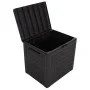 Braune Garten-Aufbewahrungsbox aus Polypropylen, 58,5 x 46 x 55 cm von vidaXL, Aufbewahrungsboxen für den Außenbereich - Ref:...