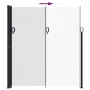 Toldo lateral retráctil blanco 220x500 cm de vidaXL, Sombrillas - Ref: Foro24-4004481, Precio: 148,54 €, Descuento: %