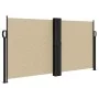 Beige retractable side awning 120x600 cm by vidaXL, Umbrellas - Ref: Foro24-4004600, Price: 114,21 €, Discount: %