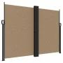 Taupe gray retractable side awning 180x600 cm by vidaXL, Umbrellas - Ref: Foro24-4004649, Price: 141,75 €, Discount: %