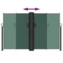 Dark green retractable side awning 160x600 cm by vidaXL, Umbrellas - Ref: Foro24-4004635, Price: 133,43 €, Discount: %