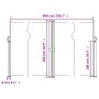 Dunkelgrüne einziehbare Seitenmarkise 160x600 cm von vidaXL, Sonnenschirme - Ref: Foro24-4004635, Preis: 135,79 €, Rabatt: %