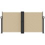 Toldo lateral retráctil beige 120x1000 cm de vidaXL, Sombrillas - Ref: Foro24-4004705, Precio: 116,87 €, Descuento: %