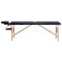Klappbare Massageliege 2 Zonen Holz lila von vidaXL, Massageliegen - Ref: Foro24-110186, Preis: 166,67 €, Rabatt: %