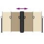 Toldo lateral retráctil beige 120x1000 cm de vidaXL, Sombrillas - Ref: Foro24-4004705, Precio: 116,79 €