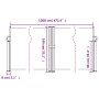 Dunkelgrüne einziehbare Seitenmarkise 140x1200 cm von vidaXL, Sonnenschirme - Ref: Foro24-4004815, Preis: 140,59 €, Rabatt: %