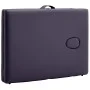 Camilla de masaje plegable 2 zonas madera morado de vidaXL, Mesas de masaje - Ref: Foro24-110186, Precio: 166,67 €, Descuento: %