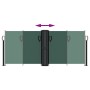 Dark green retractable side awning 100x600 cm by vidaXL, Umbrellas - Ref: Foro24-4004590, Price: 102,66 €, Discount: %