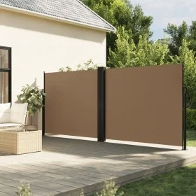 Taupe gray retractable side awning 160x1200 cm by vidaXL, Umbrellas - Ref: Foro24-4004829, Price: 149,00 €, Discount: %