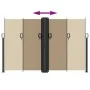 Taupe gray retractable side awning 160x1200 cm by vidaXL, Umbrellas - Ref: Foro24-4004829, Price: 149,00 €, Discount: %