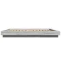 Sonoma gray wood bed frame with LED lights 160x200 cm by vidaXL, Beds and slatted bases - Ref: Foro24-3281089, Price: 187,44 ...