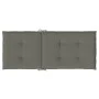 High back chair cushions 2 pcs dark gray melange fabric by vidaXL, Cushions for chairs and sofas - Ref: Foro24-4002415, Price...