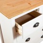 Hill bedside table solid white pine wood 79x40x80 cm by vidaXL, Sideboards - Ref: Foro24-288918, Price: 195,66 €, Discount: %
