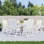 Cojines silla respaldo alto 6 uds tela crema melange 120x50x4cm de vidaXL, Cojines para sillas y sofás - Ref: Foro24-4002420,...