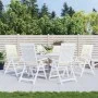 Cojines silla respaldo alto 6 uds tela crema melange 120x50x4cm de vidaXL, Cojines para sillas y sofás - Ref: Foro24-4002420,...