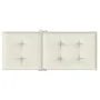 Cojines silla respaldo alto 6 uds tela crema melange 120x50x4cm de vidaXL, Cojines para sillas y sofás - Ref: Foro24-4002420,...