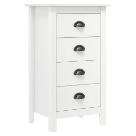 Hill solid white pine wood bedside table 46x35x49.5 cm by vidaXL, Sideboards - Ref: Foro24-288912, Price: 107,88 €, Discount: %