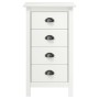 Hill Nachttisch aus massivem Kiefernholz weiß 46x35x49,5 cm von vidaXL, Sideboards - Ref: Foro24-288912, Preis: 114,51 €, Rab...