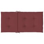 Niedriglehner-Stuhlkissen, 6 Einheiten, roter Melange-Stoff von vidaXL, Kissen für Stühle und Sofas - Ref: Foro24-4002474, Pr...