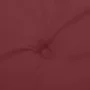 Niedriglehner-Stuhlkissen, 6 Einheiten, roter Melange-Stoff von vidaXL, Kissen für Stühle und Sofas - Ref: Foro24-4002474, Pr...