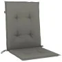 Low back chair cushions 2 units dark gray melange fabric by vidaXL, Cushions for chairs and sofas - Ref: Foro24-4002448, Pric...