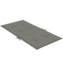Niedriglehner-Stuhlkissen, 2 Einheiten, dunkelgrauer Melange-Stoff von vidaXL, Kissen für Stühle und Sofas - Ref: Foro24-4002...