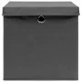 Storage boxes with lids 10 pcs gray fabric 32x32x32 cm by vidaXL, Storage baskets - Ref: Foro24-288336, Price: 71,67 €, Disco...