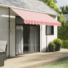 Red and white striped replacement awning valance fabric 3 m by vidaXL, Awnings - Ref: Foro24-367798, Price: 13,33 €, Discount: %