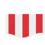 Red and white striped replacement awning valance fabric 3 m by vidaXL, Awnings - Ref: Foro24-367798, Price: 13,60 €, Discount: %