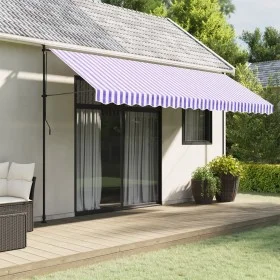 Replacement awning valance fabric blue and white stripes 4.5 m by vidaXL, Awnings - Ref: Foro24-367747, Price: 14,65 €, Disco...