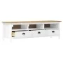 Hill TV cabinet solid white pine wood 158x40x47 cm by vidaXL, TV Furniture - Ref: Foro24-288930, Price: 159,10 €, Discount: %
