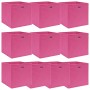 Aufbewahrungsboxen 10 Stück rosa Stoff 32x32x32 cm von vidaXL, Aufbewahrungskörbe - Ref: Foro24-288347, Preis: 51,61 €, Rabat...