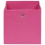 Storage boxes 10 units pink fabric 32x32x32 cm by vidaXL, Storage baskets - Ref: Foro24-288347, Price: 50,61 €, Discount: %