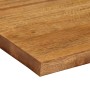 Tablero de mesa cuadrado madera maciza de mango 60x60x3,8 cm