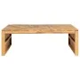 Solid teak wood coffee table, weathered, 110x35x38 cm by vidaXL, Coffee table - Ref: Foro24-326174, Price: 108,88 €, Discount: %