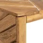 Mesa de centro madera maciza de teca erosionada 110x35x38 cm de vidaXL, Mesas de centro - Ref: Foro24-326174, Precio: 108,82 ...