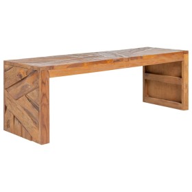 Mueble para TV madera macizo teca 110x60x38 cm