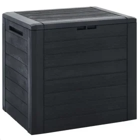 Brown polypropylene garden storage box 58.5x46x55 cm by vidaXL, Outdoor storage boxes - Ref: Foro24-152195, Price: 64,01 €, D...