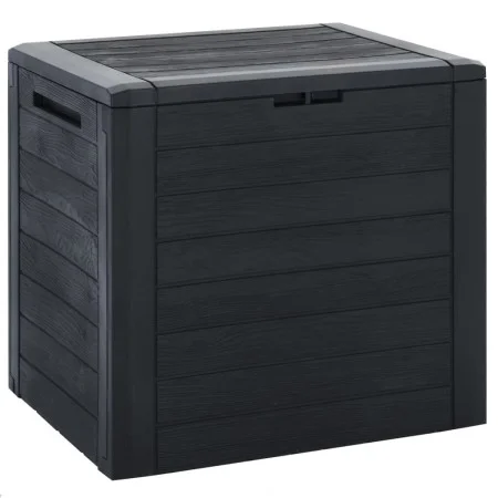 Brown polypropylene garden storage box 58.5x46x55 cm by vidaXL, Outdoor storage boxes - Ref: Foro24-152195, Price: 64,01 €, D...