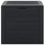 Brown polypropylene garden storage box 58.5x46x55 cm by vidaXL, Outdoor storage boxes - Ref: Foro24-152195, Price: 65,24 €, D...