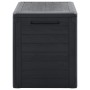 Brown polypropylene garden storage box 58.5x46x55 cm by vidaXL, Outdoor storage boxes - Ref: Foro24-152195, Price: 65,24 €, D...