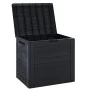 Brown polypropylene garden storage box 58.5x46x55 cm by vidaXL, Outdoor storage boxes - Ref: Foro24-152195, Price: 64,01 €, D...