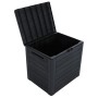 Braune Gartenbox aus Polypropylen 58,5x46x55 cm von vidaXL, Aufbewahrungsboxen für den Außenbereich - Ref: Foro24-152195, Pre...