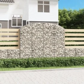 Gabionenkorb Bogenform verzinktes Eisen 200x30x160/180 cm von vidaXL, Töpfe und Pflanzgefäße - Ref: Foro24-153468, Preis: 107...