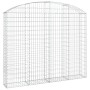 Gabionenkorb Bogenform verzinktes Eisen 200x30x160/180 cm von vidaXL, Töpfe und Pflanzgefäße - Ref: Foro24-153468, Preis: 109...